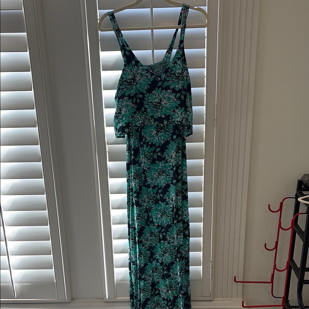 Splendid Floral Sleeveless Maxi Dress